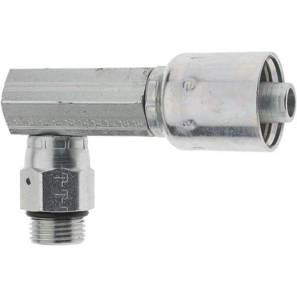 Parker - 1/2 Thread Hydraulic Hose Fitting - -8 Hose Size, 1/2" Hose Diam - Exact Industrial Supply