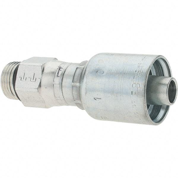 Parker - 1/2 Thread Hydraulic Hose Fitting - -8 Hose Size, 1/2" Hose Diam - Exact Industrial Supply