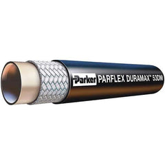 Parker - 1/4" ID x 0.49" OD, Thermoplastic Tube - 3000 psi, Black, 50' Long - Exact Industrial Supply