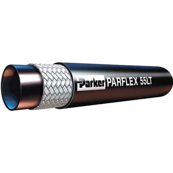 Parker - 3/16" ID x 0.43" OD, Thermoplastic Tube - 3250 psi, Black, 50' Long - Exact Industrial Supply