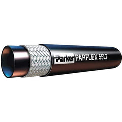 Parker - 5/16" ID x 0.57" OD, Thermoplastic Tube - 2500 psi, Black, 50' Long - Exact Industrial Supply