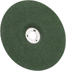 3M - 36 Grit, 7" Wheel Diam, 1/8" Wheel Thickness, 7/8" Arbor Hole, Type 27 Depressed Center Wheel - Ceramic - Exact Industrial Supply