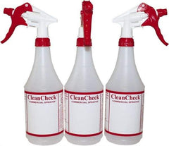PRO-SOURCE - 24 oz Bottle & Trigger Sprayer - Red - Exact Industrial Supply