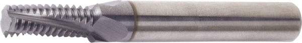 Vargus - M24x3 ISO, 15.9mm Cutting Diam, 4 Flute, Solid Carbide Helical Flute Thread Mill - Internal Thread, 42mm LOC, 92mm OAL, 16mm Shank Diam - Exact Industrial Supply
