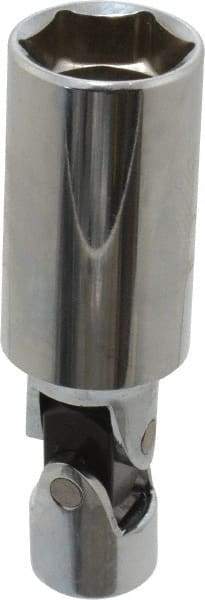 Blackhawk by Proto - 3/8 Inch Drive, 13/16 Inch Spark Plug Hand Socket - 6 Points, 3-1/2 Inch Overall Length - Exact Industrial Supply