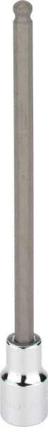 Blackhawk by Proto - 3/8" Drive, 1/4" Hex Bit Socket - 6" OAL, 5-23/64" Bit Length, Ball End - Exact Industrial Supply