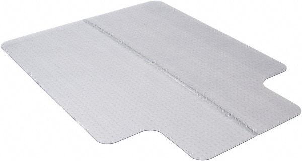 Aleco - 48" Long x 36" Wide, Chair Mat - Single Lip, Straight Edge Style - Exact Industrial Supply