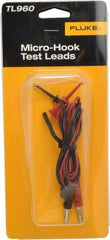 Fluke - Red/Black Electrical Test Equipment Leads Set - Use with All Models - Exact Industrial Supply