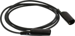 Pomona - Black Electrical Test Equipment Patch Cord - Use with Alligators Test Clips - Exact Industrial Supply