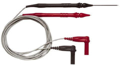 Pomona - Black/Red Electrical Test Equipment Probe Set - Use with Digital Multimeters - Exact Industrial Supply