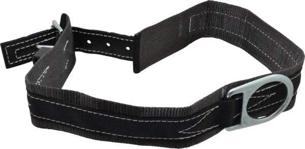 Miller - Size M, 35 to 43 Inch Waist, 3 Inch Wide, Single D Ring Style Body Belt - Nylon Webbing, Include Comfort Pad, Tongue Buckle Connection - Exact Industrial Supply