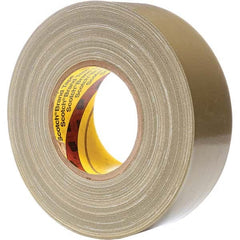 3M - 54.8m x 48mm x 11.7 mil Olive Green Polyethylene Cloth Duct Tape - Exact Industrial Supply