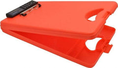 Saunders - 16 Inch Long x 10 Inch Wide x 2-5/8 Inch High, Clip Board - Orange - Exact Industrial Supply