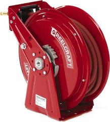 Reelcraft - 50' Spring Retractable Hose Reel - 300 psi, Hose Included - Exact Industrial Supply