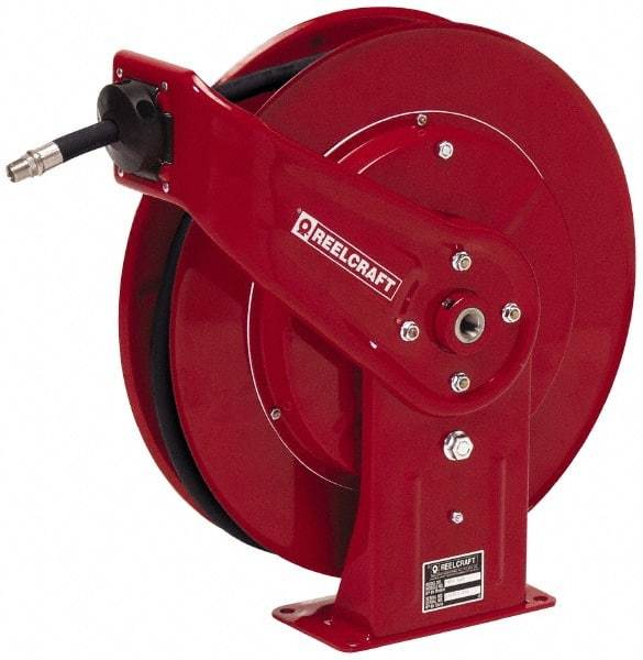 Reelcraft - 50' Spring Retractable Hose Reel - 4,800 psi, Hose Included - Exact Industrial Supply