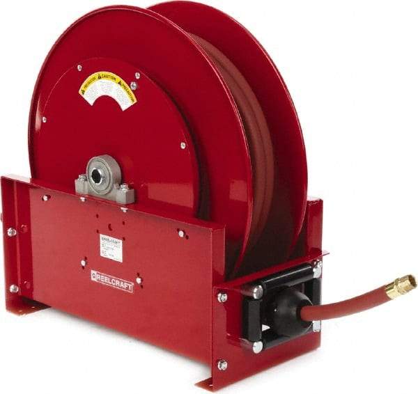 Reelcraft - 50' Spring Retractable Hose Reel - 250 psi, Hose Included - Exact Industrial Supply