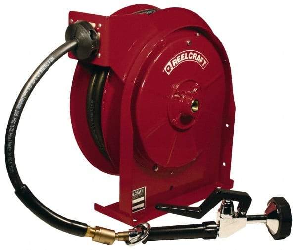 Reelcraft - 35' Spring Retractable Hose Reel - 250 psi, Hose Included - Exact Industrial Supply