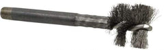 Red Head - 1-1/2" Long x 1-1/4" Diam Steel Wire Brush - Single Spiral, 3/4" Anchor Size, 4-7/8" OAL, 7/8" Shank Diam - Exact Industrial Supply