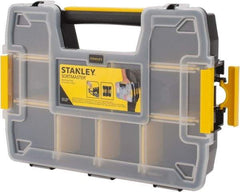 Stanley - 11-39/64" Wide x 2-15/64" High x 8-39/64" Deep, SortMaster Light - Plastic Frame, 10 Compartments - Exact Industrial Supply