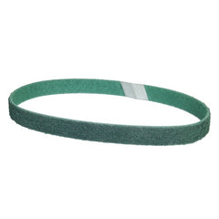 1″ × 30″ Non-Woven File Belt Aluminum Oxide RapidPrep Fine Grit - Exact Industrial Supply
