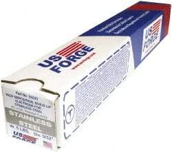 Made in USA - 14" Long, 3/32" Diam, Stainless Steel Arc Welding Electrode - Stainless Steel Electrode - Exact Industrial Supply