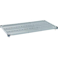 Metro - 72" Wide, 1-1/2" High, Open Shelving Shelf - Polymer, 18" Deep, Use with Metro Max Q - Exact Industrial Supply