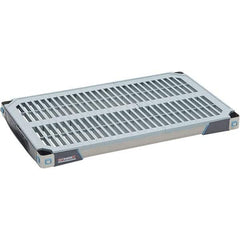 Metro - 30" Wide, 1-1/2" High, Open Shelving Shelf - Polymer, 18" Deep, Use with Metro Max I - Exact Industrial Supply