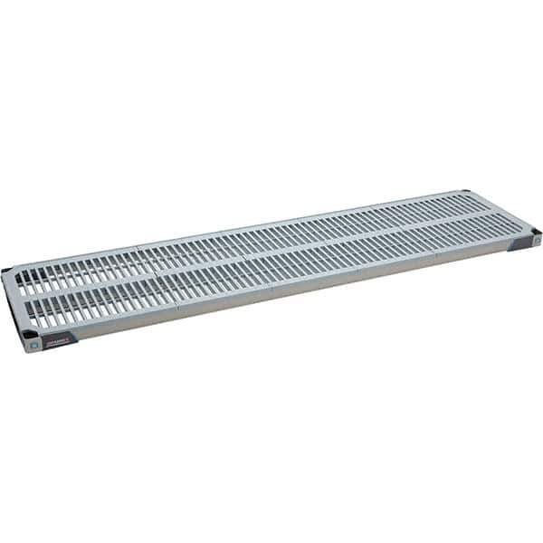 Metro - 72" Wide, 1-1/2" High, Open Shelving Shelf - Polymer, 18" Deep, Use with Metro Max I - Exact Industrial Supply