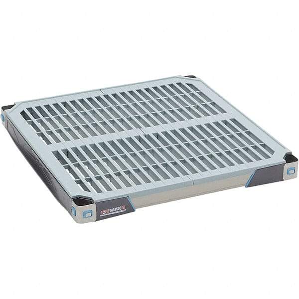 Metro - 24" Wide, 1-1/2" High, Open Shelving Shelf - Polymer, 24" Deep, Use with Metro Max I - Exact Industrial Supply