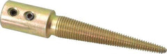 Made in USA - Buffing Wheel Buffing Spindle - 1/4" ID x 5/8" OD, Right Hand Thread - Exact Industrial Supply