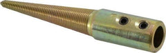 Made in USA - Buffing Wheel Buffing Spindle - 1/2" ID x 3/4" OD, Left Hand Thread - Exact Industrial Supply
