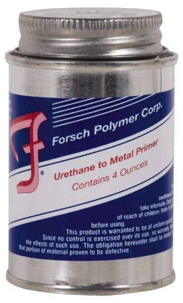 Forsch Polymer Corp - 4 Fluid Ounce, Clear Adhesive Primer - For Use with Metal - Exact Industrial Supply