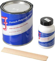 Forsch Polymer Corp - 4 Lb Kit Amber Urethane Putty - 45 min Tack Free Dry Time, 48 hr Full Cure Time, Series URS 5885 - Exact Industrial Supply