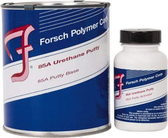 Forsch Polymer Corp - 1 Lb Kit Gray Urethane Putty - 20 min Tack Free Dry Time, 48 hr Full Cure Time, Series URS 5685 - Exact Industrial Supply