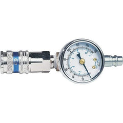 Dynabrade - Grinder Repair Airline Test Gauge - Use with Dynabrade Air Power Tools - Exact Industrial Supply