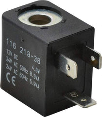 ARO/Ingersoll-Rand - 12 DC Volt, Din Connection Coil Lead Length, Class F, Solenoid Coil - 4.8 Watt, NEMA 4 Enclosure, Use with ARO Solenoid Valve - Exact Industrial Supply