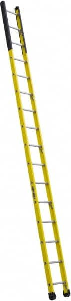 Louisville - 16' High, Type IAA Rating, Fiberglass Ladder - Exact Industrial Supply