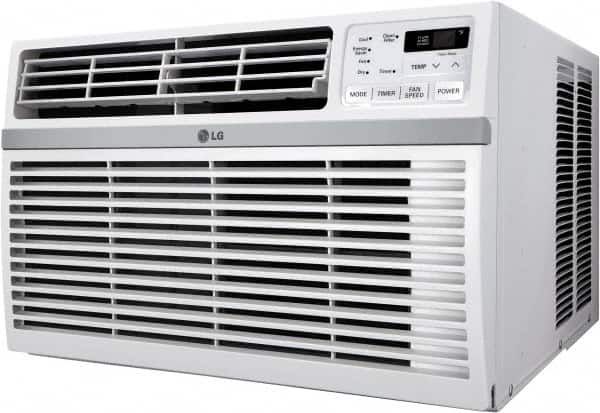 LG Electronics - 8,000 BTU 15 Amp 220 CFM Window Air Conditioner - Exact Industrial Supply