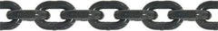 Value Collection - 5/8" Welded Alloy Chain - 18,100 Lb Capacity, Grade 80, 150' Long, Black Finish - Exact Industrial Supply