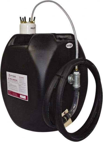 PRO-SOURCE - Air Compressor Condensate Management Filter - 1/4" Hose Barb, 200 psi, Gravity & Displacement Drain - Exact Industrial Supply