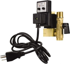 PRO-SOURCE - 1/4" Inlet, Electronic Condensate Drain Valve - 1/4" NPT Outlet, 1.5 to 725 psi - Exact Industrial Supply