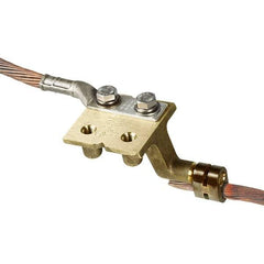Panduit - 2 AWG Compatible Grounding Clamp - Copper Alloy, 5.8071" OAL, IEEE STD 837-2002 - Exact Industrial Supply