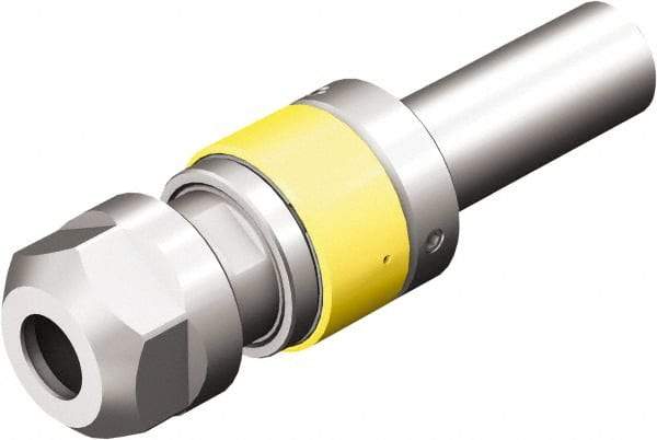 Sandvik Coromant - 20mm Straight Shank Diam Tapping Chuck/Holder - M4 to M12 Tap Capacity, 119.5mm Projection, Through Coolant - Exact Industrial Supply