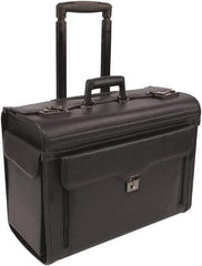 Buxton - 20" Wide x 17" High, Laptop/Tablet Case - Black, Koskin - Exact Industrial Supply