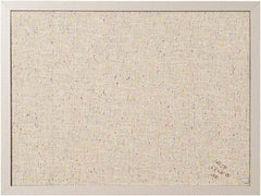 MasterVision - 17.72" Wide x 23.62" High Cork Bulletin Board - Fabric, Gray - Exact Industrial Supply