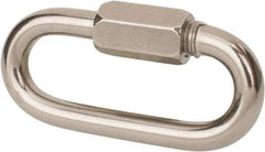 Value Collection - 316 Grade Stainless Steel Quick Link - 1/4" Diameter - Exact Industrial Supply