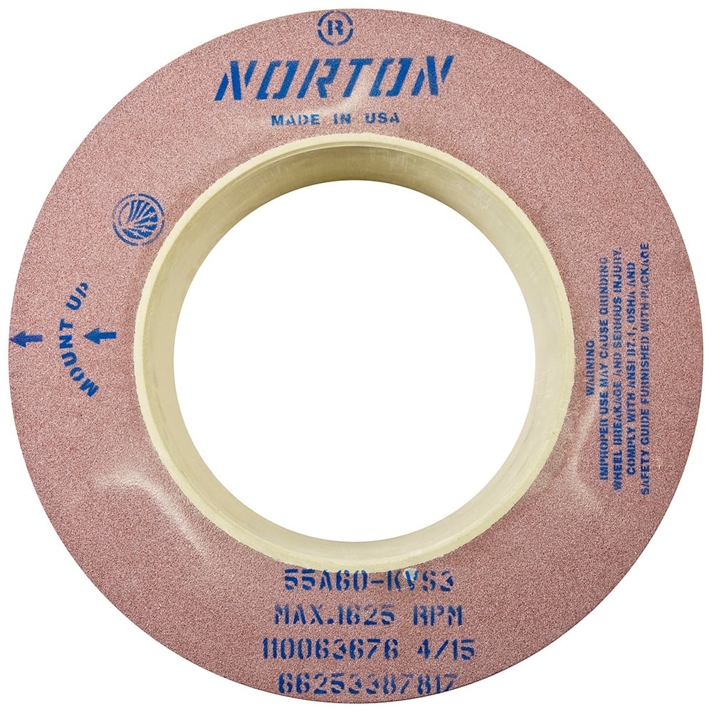 Norton - Centerless & Cylindrical Grinding Wheels Wheel Diameter (Inch): 20 Wheel Width (Inch): 8 - Exact Industrial Supply