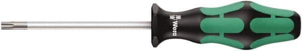 Wera - T25 Torx Driver - 300mm Blade Length, Ergonomic Handle - Exact Industrial Supply