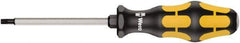 Wera - T27 Torx Driver - 125mm Blade Length, Ergonomic Handle - Exact Industrial Supply