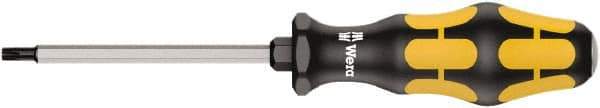Wera - T20 Torx Driver - 90mm Blade Length, Ergonomic Handle - Exact Industrial Supply